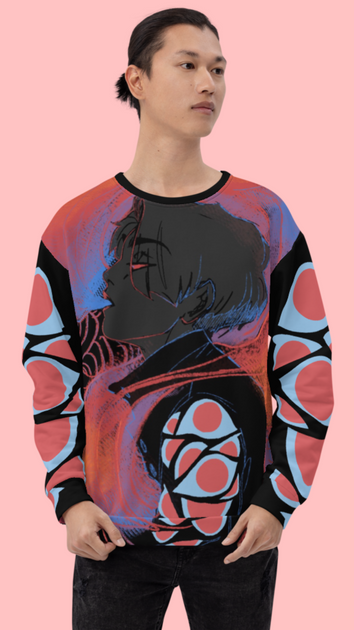 Hand painted creepy eye hotsell sweatshirt