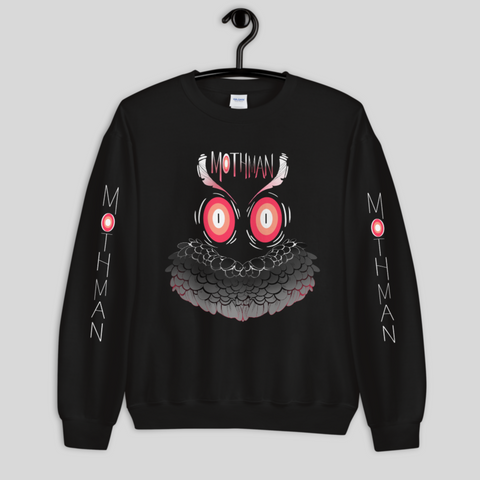 wicked clothes mothman sweatshirt