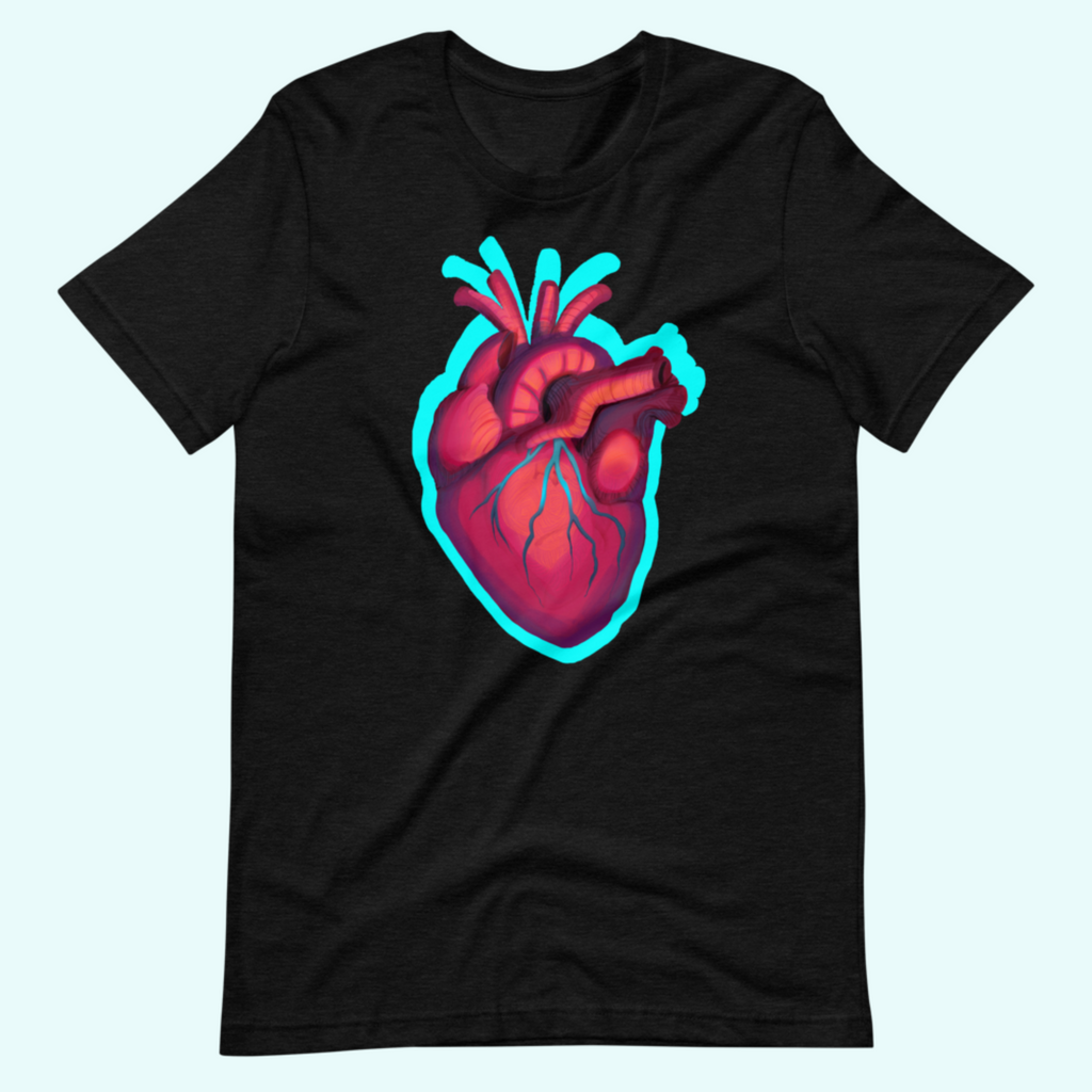 【CPGN STUDIO】24SS★ Rough Heart Crop Short Sleeve Tee Tough Love/Heart - Short-Sleeve Unisex T-Shirt – The School