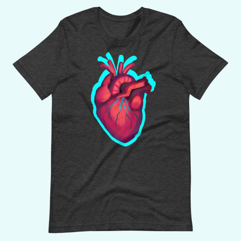 Anatomical heart Short-Sleeve Unisex T-Shirt