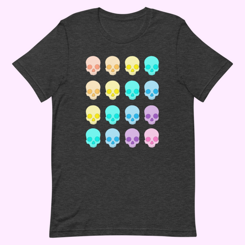 Pastel goth cute skulls Short-Sleeve Unisex T-Shirt