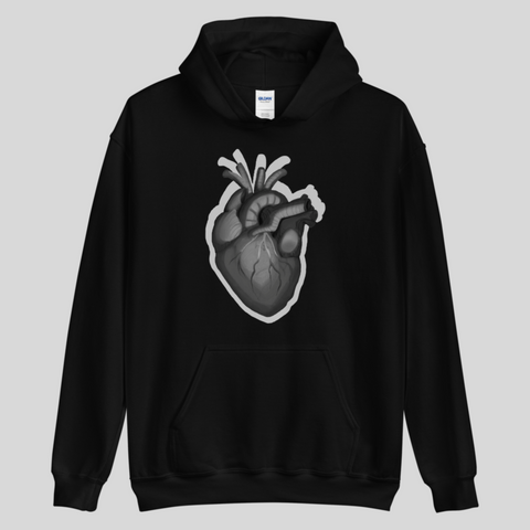 Gothic Anatomical heart Unisex Hoodie