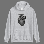 Gothic Anatomical heart Unisex Hoodie