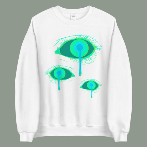 Green eyeball Unisex Sweatshirt