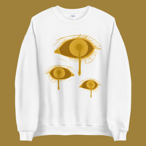 Gold eyeball Unisex Sweatshirt