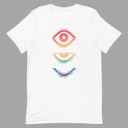 Rainbow eye Short-Sleeve Unisex T-Shirt