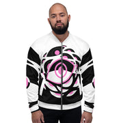 Accurate angel pink Unisex Bomber Jacket