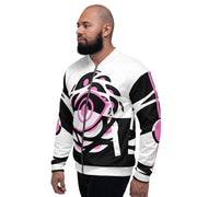 Accurate angel pink Unisex Bomber Jacket