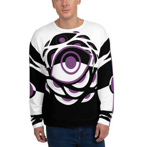 Accurate angel purple Unisex Sweatshirt