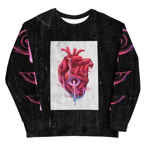 Heart throb dark Unisex Sweatshirt