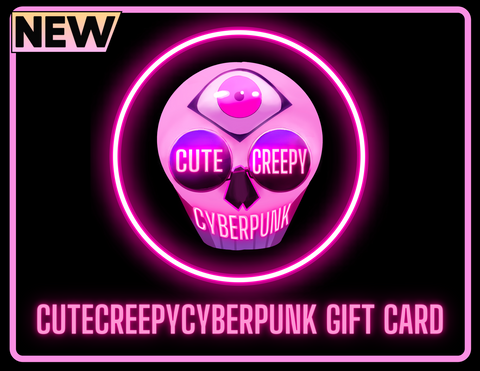 Cute Creepy Cyberpunk Gift card