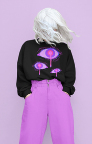 pastel goth purple sweatshirt