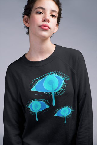 Blue eyeball Unisex Sweatshirt