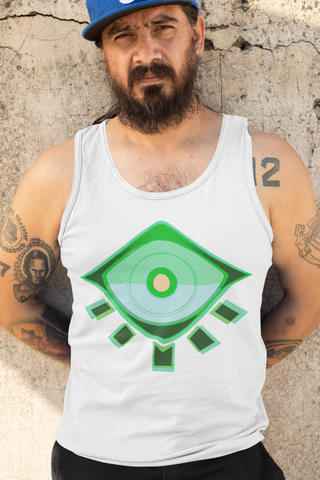 Green goth eye Unisex Tank Top
