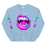 Pastel goth fangs Unisex sweatshirt