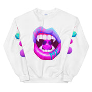 Pastel goth fangs Unisex sweatshirt