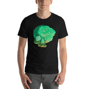Green goth skull Short-Sleeve Unisex T-Shirt