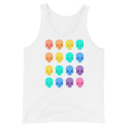 Rainbow Skull Unisex Tank Top