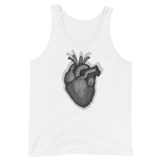 Goth anatomical heart Unisex Tank Top