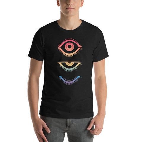 Rainbow eye Short-Sleeve Unisex T-Shirt