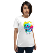 CM👁‍🗨K white Short-Sleeve Unisex T-Shirt